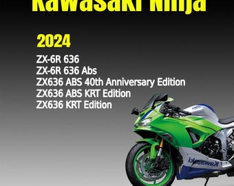Kawasaki Ninja ZX-14R Motorcycle Service Manual (PDF Download) - Etsy
