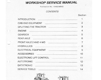 Workshop Service Manual For Massey Ferguson 3050 3060 3065 3070 3080 3095 3115