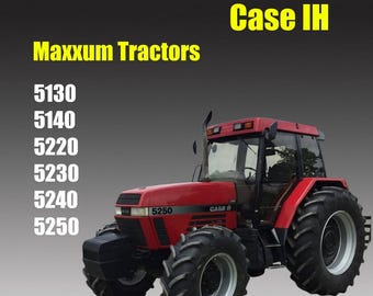 Workshop Service manual for Case IH 5130 5140 5220 5230 5240 5250 Maxxum