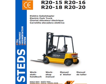Still Steds R20-15 R20-16 Workshop Manual Electric forklift