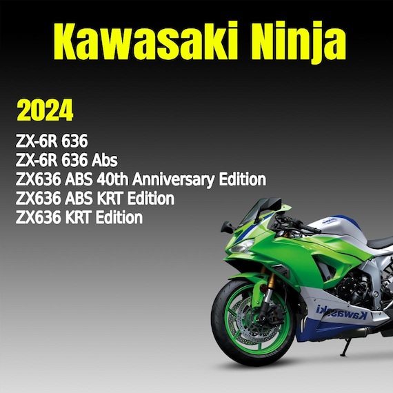 Kawasaki Ninja ZX-6R サービスマニュアル 【公式通販】