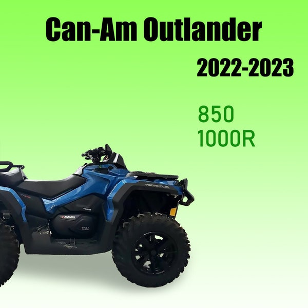 Service Manual for Can-Am Outlander Max 850 | 2022-2023