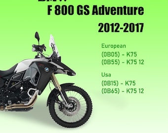 Workshop Service Manual For BMW F800GS Adventure (2012-2017)