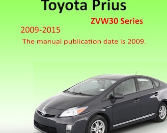 Workshop Manual For Toyota Prius 2009-2015