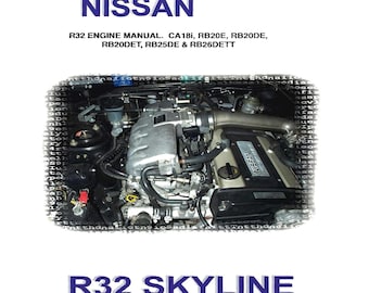 Workshop Manual Nissan R32 CA18i RB20E RB20DE RB20DET RB25DE
