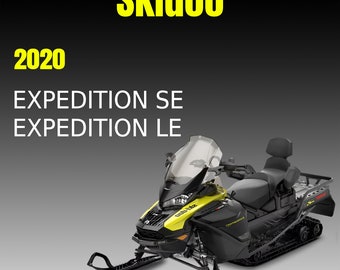 Workshop Manual for Skidoo 900 600 SE LE Sport Expedition 2020