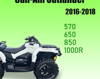 Service Workshop Manual for Can-Am Outlander 570 650 850 (2016-2018)