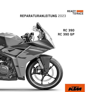 2023 KTM RC 390 Reparaturanleitung