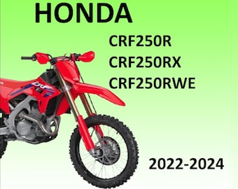 Workshop Service Manual HONDA CRF250R RX 2022-2024