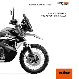 2021 Ktm 890 Adventure R, Adventure R Rally Workshop Service Manual