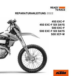 2022 KTM 450 EXC-F Six Days Reparaturanleitung