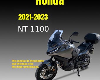 2021-2023 Service Repair Manual Honda NT 1100 - Etsy