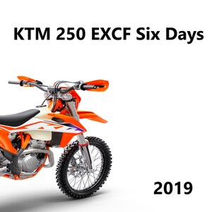 2019  KTM EXCf 250 Six Days Repair Manual