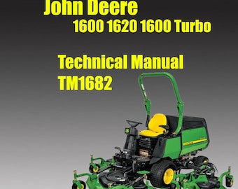 Technical Manual John Deere 1600 Turbo 1620 1600