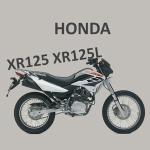 HONDA XR125 XR125L Repair manual (2003 - 2012)