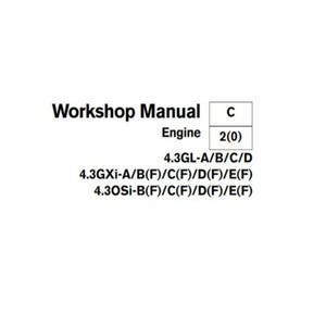 Volvo Penta 4.3GL Engine Workshop Service Manual