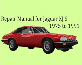 Service workshop Repair Manual for Jaguar XJ S 5.3 Pre-He 5.3 HE 3.6 Download