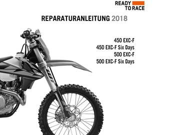 2018 KTM 500 EXC-F Six Days Reparaturanleitung