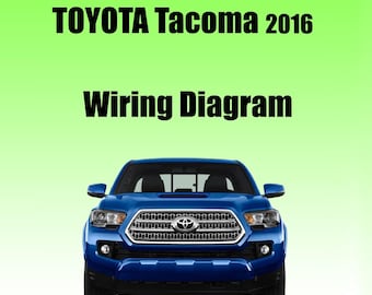 Toyota Tacoma Wiring Diagrams 2016