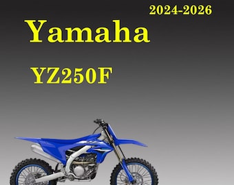 Yamaha YZ250F Workshop Service Manual 2024-2026