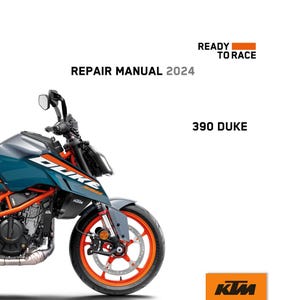 2024 KTM 390 Duke Service Workshop Manual
