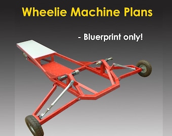 WHEELIE Machine Plans Motorcycle/Bike Trainer