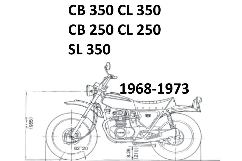 Service Workshop Repair Manual Honda Cb250 Cl250 CB 350 CL 350 SL 