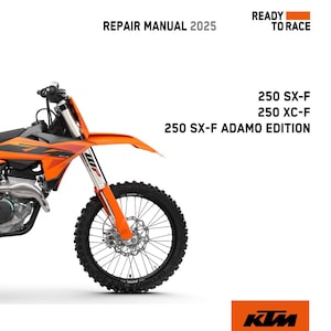 2025 Service manual KTM 250 SX-F