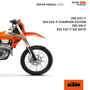 2025 Repair manual KTM 350 EXC-F Six days