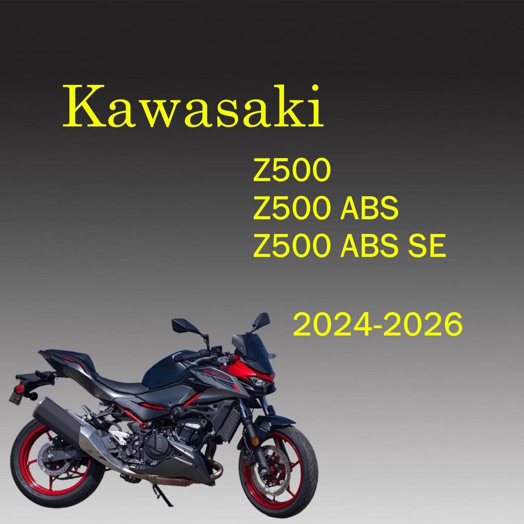 2024-2026 Workshop Manual for Kawasaki Z500 (abs/se) - Etsy