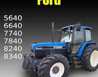 Ford 5640 6640 7740 7840 8240 8340 Service Manual