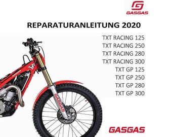 2020  GasGas TXT Racing 300 Repair Manual (PDF Download, German Edition)