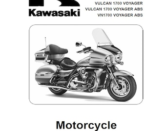 Workshop Service Manual for Kawasaki Vulcan 1700 Voyager ABS (2009-2010)