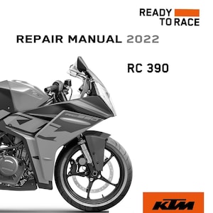 2022 Service Manual KTM RC 390