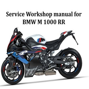 Service workshop Shop manual for BMW M 1000 RR 2020 2021 2022+