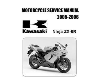 Kawasaki 2025 Ninja ZX-6R Service Manual Maintenance Repair - Etsy