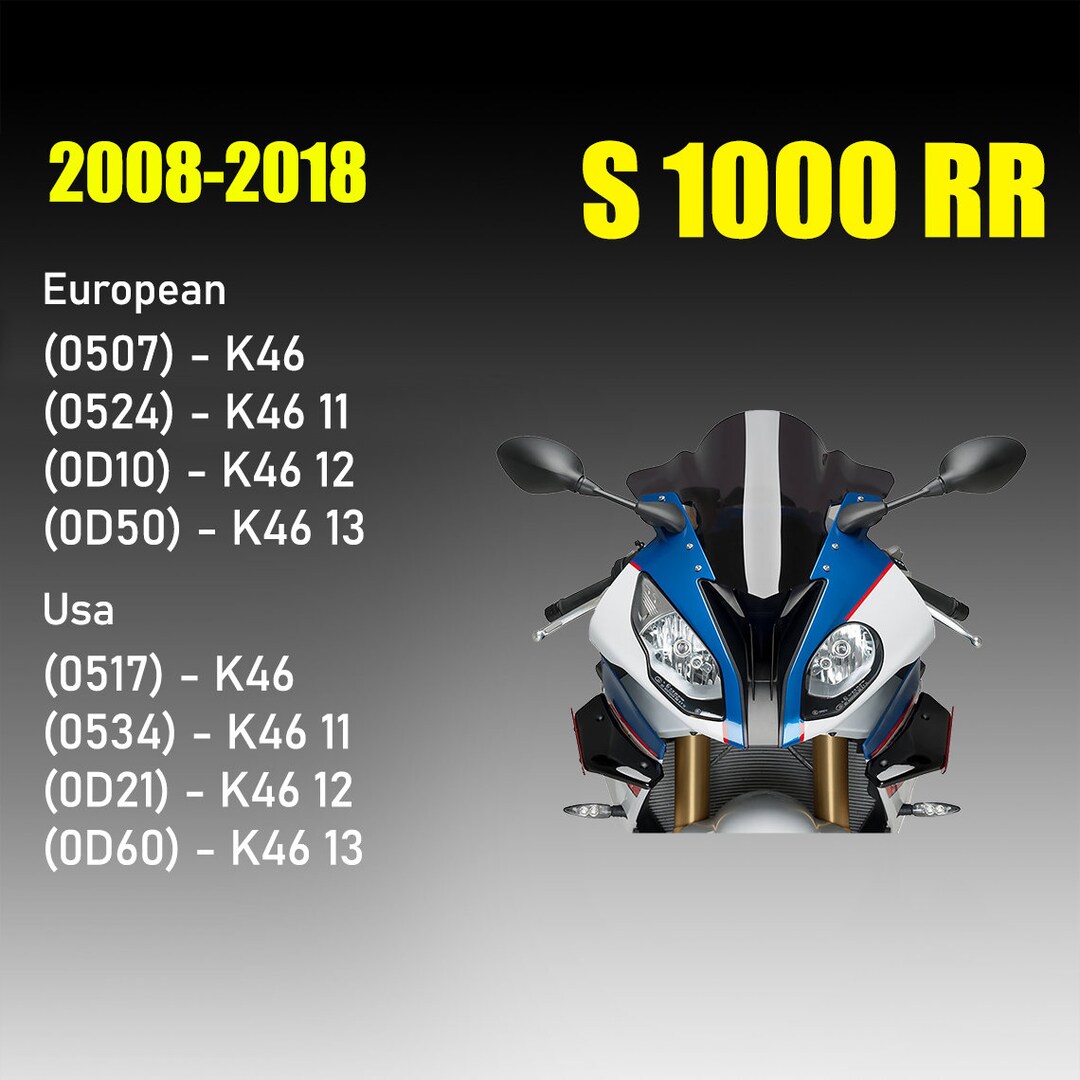 Amazon.com: 2010-2017 BMW S1000 S1000RR S1000R S1000XR S