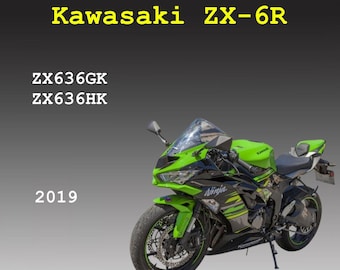 Service Manual for Kawasaki ZX6R Ninja 2019 - Etsy