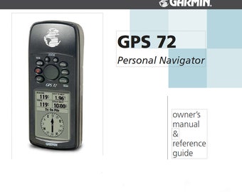 Garmin GPS 72 Owners manual
