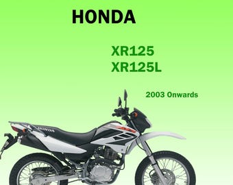 Honda XR 125 L 2003 Black Stickers Decals - Etsy