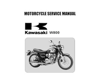 カワサキ W800 - 2011 2012 - ワークショップ サービス修理マニュアル