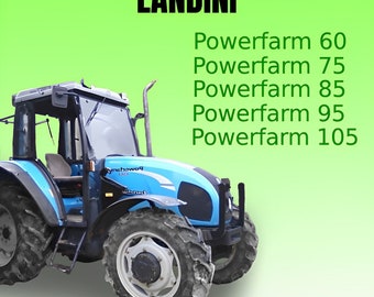 Landini 60 75 85 95 105 Powerfarm  Workshop Manual