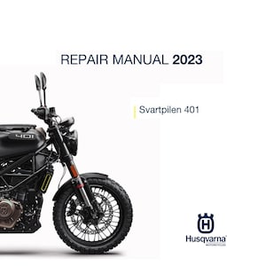 2023 Husqvarna Svartpilen 401 Repair Manual