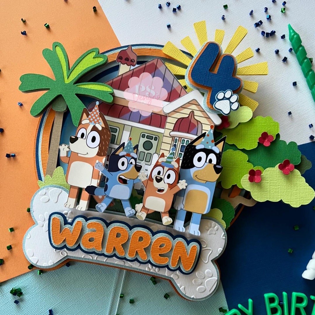 Bluey Cake Topper