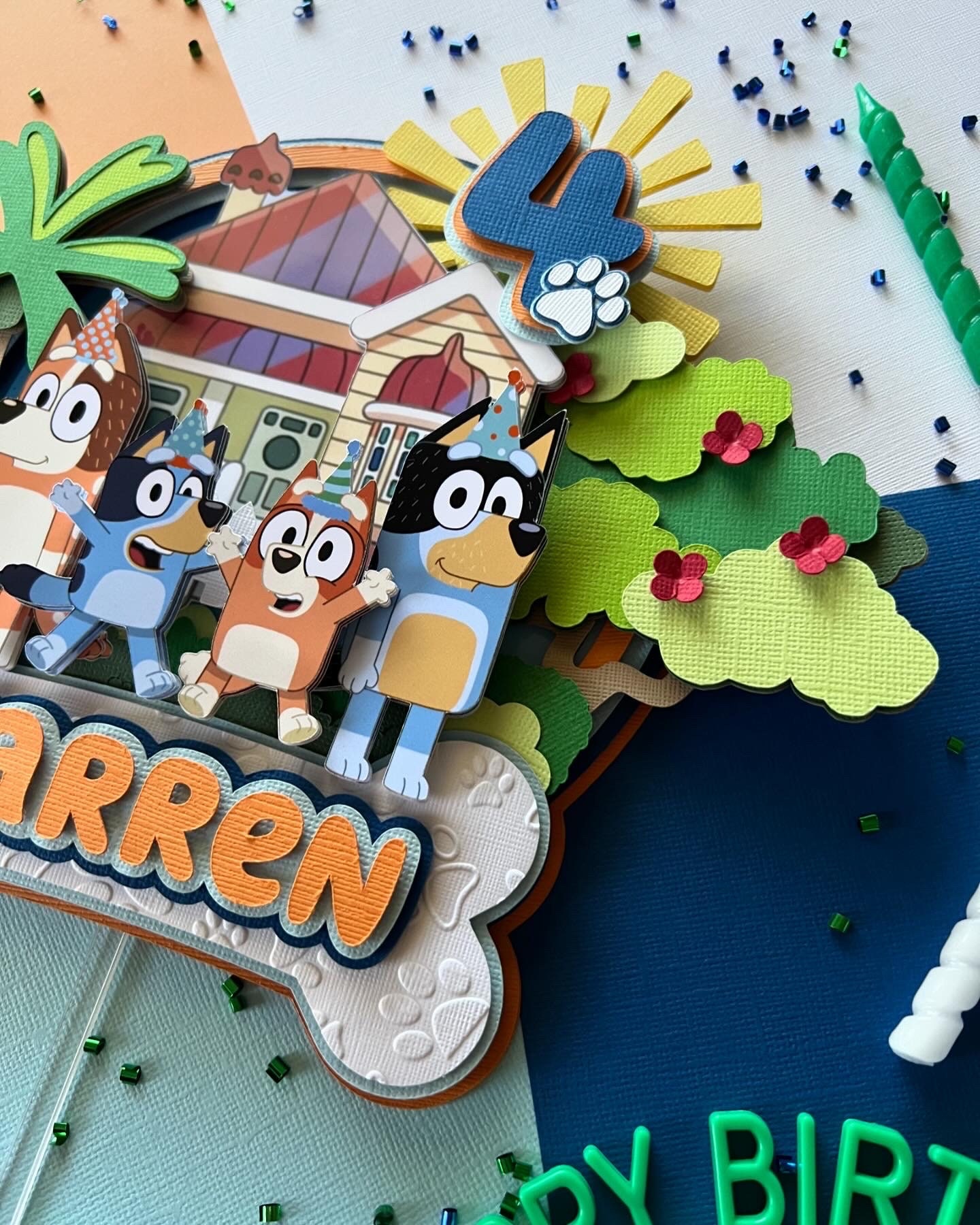 Bluey Cake Topper