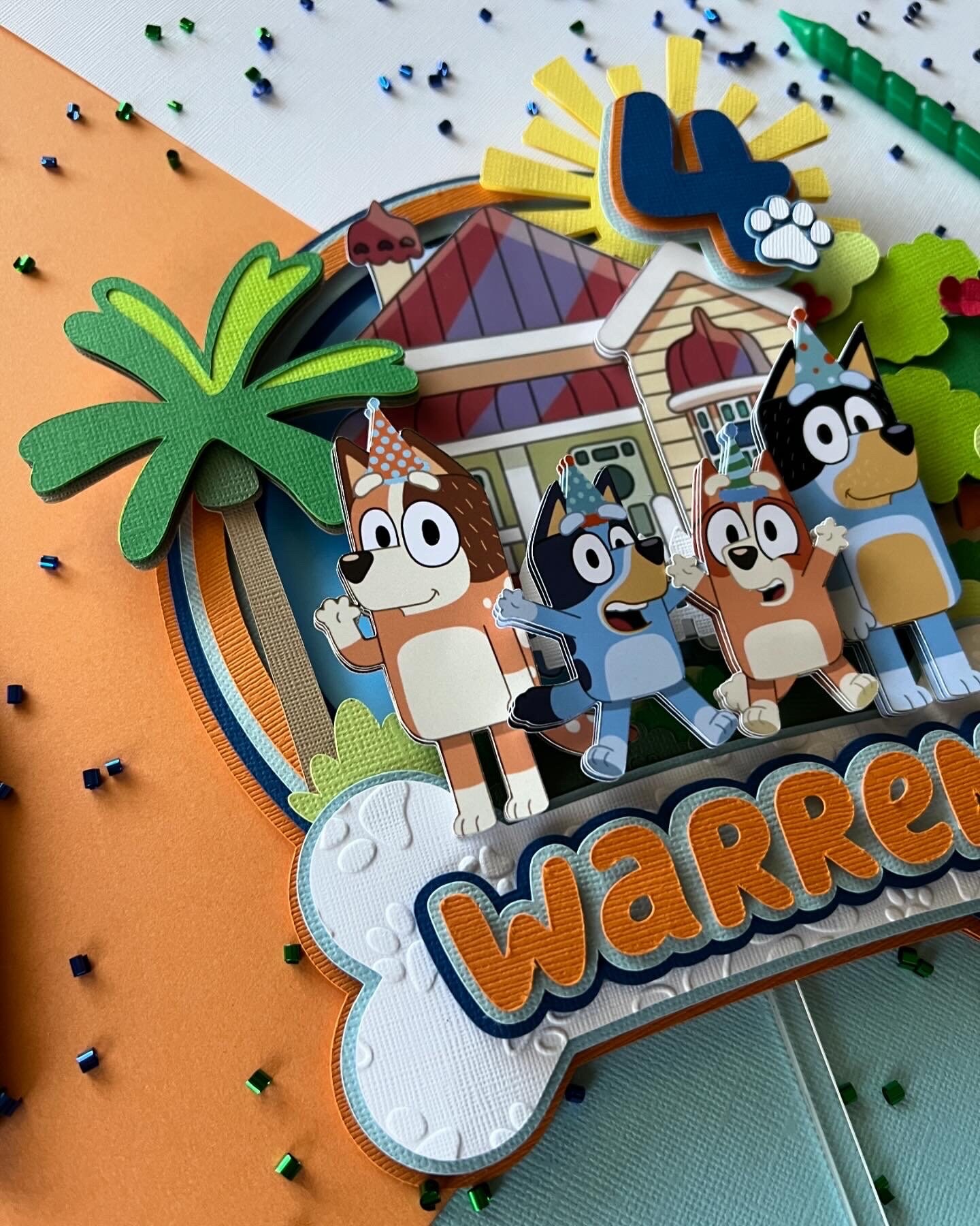 Bluey Cake Topper