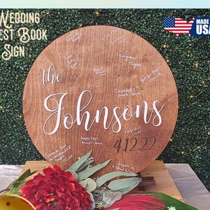Wedding Guest Book Sign Wood, Wedding Guest Book Alternative, Wood Name Sign Wedding, 3D Wood Sign, Wedding Signs, Wedding Gift