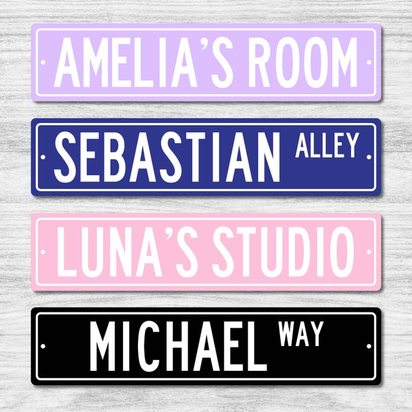 Custom Road Signs I Personalized Road Sign I Custom Metal Street Sign I Design Your Own Street Sign I Custom Street Sign I Made in USA