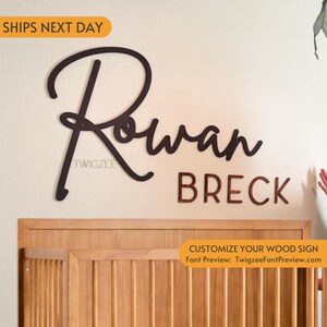 Custom Wood Baby Name Sign | Letter Wall Art | Kids Room Art | Wall Art for Nursery | Baby Name Sign | Kids Room Decor | Wooden Sign | USA