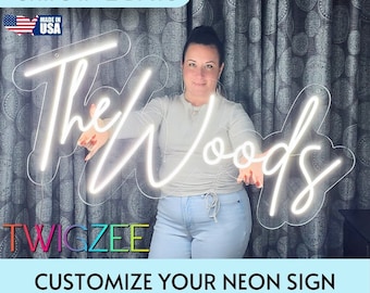 Custom Neon Sign | Neon Bedroom Sign | Neon Light | Personalized Gifts |  Neon Name Sign | Kid Christmas Gift | Aesthetic Neon I Made in USA